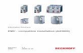Information brochure EMC - compatible installation (AX5000)€¦ · Safety 6 Version: 1.1 EMC - compatible installation (AX5000) 2 Safety 2.1 Safety instructions Safety regulations