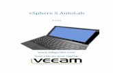 vSphere 5 AutoLab - LabGuides.com€¦ · vSphere 5 AutoLab This lab builder kit ... VMware vSphere CLI Installer Microsoft Windows Server 2008 R2 180 day trial DVD ... View 5.0 or