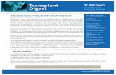 Transplant Digest - Issue 16 (Spring/Summer 2014) · I like to think of Digest issues as chapters of a book ... causing facial (cleft lip and palate, small ears and absent auditory