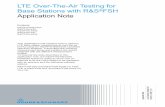 LTE Over-The-Air Testing for Base Stations with R&S FSH ... · LTE measurement modes, ... (RSRQ): is defined as RSRQ = (N * RSRP) ... 1EF87_V1.0 Rohde & Schwarz LTE Over-The-Air Testing