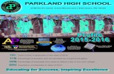 PARKLAND HIGH SCHOOL · Total number of graduates in the class ... and volleyball. Parkland High School had a banner year ... in grades 9-12. Parkland High School was ...