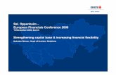 Sal. Oppenheim – European Financials Conference 2009 · Oppenheim – European Financials Conference 2009 ... This presentation has been prepared by Erste Group Bank AG ... Sal.