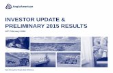 INVESTOR UPDATE & PRELIMINARY 2015 ... - Anglo American plc/media/Files/A/Anglo-American-PLC-V2/... · 2 CAUTIONARY STATEMENT Disclaimer: This presentation has been prepared by Anglo