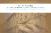 OIG Audit - ftc.gov Audit of the Federal Trade Commission’s Financial Statements for Fiscal Year 2016 Report No. 17-01 // November 2016