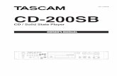 CD-200SB Owner's Manual - TASCAMtascam.com/content/downloads/products/770/e_cd-200sb_om...dance with the instruction manual, may cause harmful interference to radio communications.