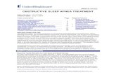 Obstructive Sleep Apnea Treatment - sleepinformatics · Obstructive Sleep Apnea Treatment: ... intended to be used in connection with the independent professional medical judgment