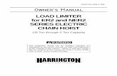 ER2 Load Limiter Owners Manual rev00 - …€™s Manual LOAD LIMITER for ER2 and NER2 SERIES ELECTRIC ... The Load Limiter functions only to prevent lifting a load that exceeds the