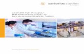 ambr 250 high throughput High Performance Single-Use … · A Fully Automated Bioreactor System for ... vessel design incorporates disposable sensors to simplify the process of system