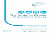 The National Patient Experience Survey · Findings from the 2017 Inpatient Survey National Patient Experience Survey Programme 3 Thank you to the people who participated in the National