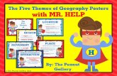 The Five Themes of Geography Posters with MR. HELP LOCATION Where is it? 1.Absolute Location- its exact position on Earth (using latitude/longitude or a specific address) 2.Relative