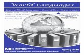 World Language Classes Spring 2018 at Montgomery College ... · You may use the Montgomery College online service or call to ... Portuguese Course: LAN202 CRN#: 35295 R 3/22–4/26