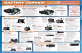 Battery service - AutoZone · for Controlled or Continuous Recharging ... Hybrid Car Battery Tester SKU 452640 1,79999 ... For a Complete Listing of Battery Service Products,