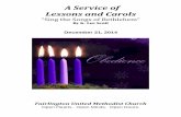 A Service of Lessons and Carols - Ningapi.ning.com/files/HjAnC3puPQ2ZK5MS37KPI19ZkSkFvPu5S6Tr5ZWPji2wXEf...A Service of Lessons and Carols “Sing the Songs of Bethlehem” By K. Lee