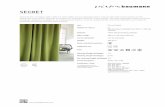 Article data sheet SECRET - Waverley · SE Silk SI Silicone TR Different material (wood, paper, feathers etc.) VI Viscose WM Wool Mohair WV Wool Oddy-Test ... Panels (we recommend
