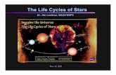 The Life Cycles of Stars - Imagine the Universe! · • 10 Km across Black Hole ... gas around Neutron Star/Black Hole. ... and other materials on the Life Cycles of Stars, ...