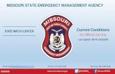 MISSOURI STATE EMERGENCY MANAGEMENT … STATE EMERGENCY MANAGEMENT AGENCY ... • Canine Search (K-9) ... • Case count (March 10-April 5, 2018), ...