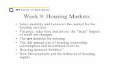 MIT Center for Real Estate Week 9: Housing Marketsdspace.mit.edu/bitstream/handle/1721.1/46692/15-021JSpring2004/NR/...MIT Center for Real Estate Week 9: Housing Markets • Sales,