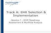 Track A: EHR Selection & Implementation - Welcome … A: EHR Selection & Implementation Session 1 –EHR Readiness Assessment & Workflow Analysis Learning Objectives •Understand
