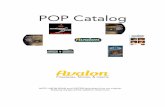 POP Catalog - Travis Dealertravisdealer.com/TechnicalNotices/Avalon_POPGuide.pdf · POP Catalog Tax Credit on ALL Avalon ... Ron Hill Fabrication Lead Melodie Kauf Sales Manager Hung