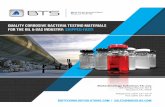 QUALITY CORROSIVE BACTERIA TESTING MATERIALS FOR THE OIL ... · quality corrosive bacteria testing materials, ... standard TM0194-2014 for oil and gas system bacterial ... to facilitate