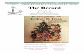 2017 FRIDLEY HISTORICAL SOCIETY Volume 30 The … · November December The Record 2017 Volume 30 Issue 6, Page 6 Present: Mary Ann Hoffman, Lori Greiner, Mary Sue Meyers, Judy Anderson,