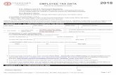 EMPLOYEE TAX DATA 2018 - Stanford Universityweb.stanford.edu/.../withholding_allowance_declaration_form_paper.pdf · EMPLOYEE TAX DATA . 2018. Should be completed annually. U.S. Citizens