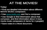 AT THE MOVIES! - GS Bands Wars (1977) - Windows Internet Explorer imdb star Wars (1977) The Internet Movie Database NOW PLAYING MOVIE/ TV NEWS Tools MOVIES NEW ON OVO IMOb Home Top