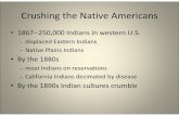 Crushing the Native Americans - Mr. Farshtey's Classroommrfarshtey.net/classes/US_Indian_Policy.pdf ·  · 2010-01-07Crushing the Native Americans ... ritual called the Ghost Dance
