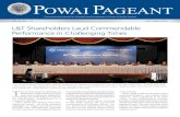 L&T Shareholders Laud Commendable Performance in ... Letters Brochures/PP-Jun-Aug-2012...Bhartiya Kamgar Sena, Chief Guest for the function, garlanded the statue of Chhatrapati Shivaji