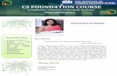 CS FOUNDATION COURSE - ICSI - The Institute of ... FOUNDATION COURSE (e-bulletin for Foundation Programme Students) e-bulletin 2 November 2016 ... Adhunik Bhartiya Company Adhiniyam