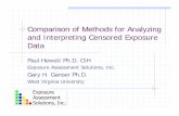 Comparison of Methods for Analyzing and Interpreting ... of Methods for Analyzing and Interpreting Censored Exposure Data Paul Hewett Ph.D. CIH Exposure Assessment Solutions, Inc.