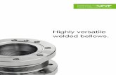 Highly versatile welded bellows. - COMVAT: Home feedthrough elements and expansion joints. COMVAT welded bellows are used, in various vacuum applications in the semiconductor industry,