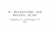 [PPT]PowerPoint Presentation - University College Dublin. Nucleotides and... · Web view8. Nucleotides and Nucleic Acids Chapter 8 Lehninger 5th ed. Nucleotides “Energy rich”