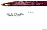 Pat Breslin 2016 DPFC MPEC and Sub- Committee Update Automotive Industry Logistics Steering Committee comprised of auto manufactures that transport motor vehicles by rail and focus