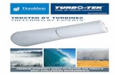 G T S - Donaldson Company · 2 Donaldson - Gas Turbine Systems TURBOTE LINE OF (H)EPA FILTRATION E12 (H)EPA TECHNOLOGY Donaldson’s Turbo-Tek H 2 O+ is a proprietary, patented multi-layer