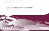 Cloud Watch on HCM - Capgemini · Cloud Watch on HCM: Cloud Solutions ... • Salesforce was named a Leader in Gartner’s 2015 Magic Quadrant for Social Software in the ... applications