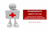 Anaphylaxis - PACCM @ Pitt ·  · 2015-08-12differential diagnosis of anaphylaxis • Divided by age group: ... • cough, wheeze, and dyspnea (45-50%) ... GI & CVS • Depends on