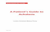 LondonAchalasiaMeetupGroup · Achalasia is a disorder of the oesophagus where there is failure of the normal mechanisms that propel food down towards the stomach. It ...