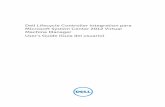 Dell Lifecycle Controller Integration para Microsoft … de sesión en el portal de administración de DLCI - SC2012 VMM .....9 Uso del portal de administración - SC2012 VMM ...