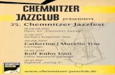 Broschüre 25Jazzfest 2017 neu - chemnitz-tourismus.dechemnitz-tourismus.de/fileadmin/medien/PDF/Broschuere_25Jazzfest... · umkreist von rasanten Blues-Licks des Gitarristen Jan