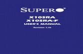 X10SRA X10SRA-F - Super Micro Computer, Inc. Home … la batería exclusivamente con el mismo tipo o el ... 1-2 Chipset Overview ...