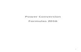 Power Conversion Formulas 2016 - gsa.gov · Power Conversion Formulas 2016 . 2 Table of Contents ... 15 C-24: Condensing Unit, ... I-4: Fan Coil Unit, ...