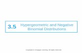 Hypergeometric and Negative Binomial Distributionszhanghao/STAT511/handout/Stt511 Sec3.5.pdfof trials is fixed, whereas the negative binomial distribution arises from fixing the number