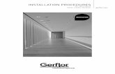 INSTALLATION PROCEDURES - gerflor.com · CUTTING TECHNIQUES ... Fixing a straight section ... 4.1 - ASSEMBLING WALL RETURNS - JOINING BLOCKS - ANGLE PIECES 3.2 - WALL RETURNS ...