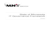 State of Minnesota IT Governance Frameworkmn.gov/mnit/images/06012012_IT_Governance_Framework.pdfManagement of the Governance Process ... IT Governance Framework: ... and make successful