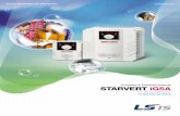 Compact & Powerful Inverter STARVERT iG5A - A2V LS Starvert iG5A is very competitive in its price and shows an upgraded functional strength. User-friendly interface, extended inverter