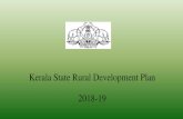 Kerala State Rural Development Plan 2018 -19rural.nic.in/sites/default/files/kerala (1).pdf · Rural Markets (Plan funds of Grama Panchayath, Kudumbashree / NRLM Funds) Applied Nutrition