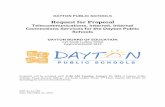 DAYTON PUBLIC SCHOOLS · DAYTON PUBLIC SCHOOLS Request for ... (herein referred to as DPSD). 1.2 Structure of ... Each Proposal shall clearly identify the bid package and services