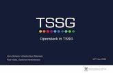 Openstack in TSSG - HEAnet Yates, Jerry... · • Highly Automatable, lots of open APIs. ... All traffic directly out of Compute ... PowerPoint Presentation Author: