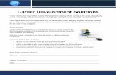 Career Development Solutions - Online & In Person … Development...ACE – Adobe Certified Expert Web Specialist Program ... Cisco® Certified Networking ... At completion of your